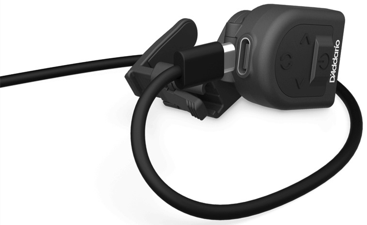 D'Addario USB-C Rechargeable Micro Headstock Tuner
