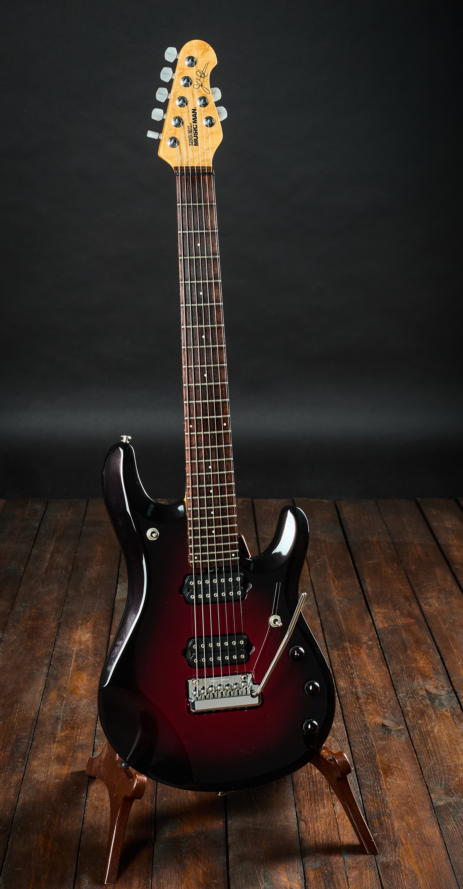 Music Man 2003 Petrucci Piezo JP7 Pearl Redburst