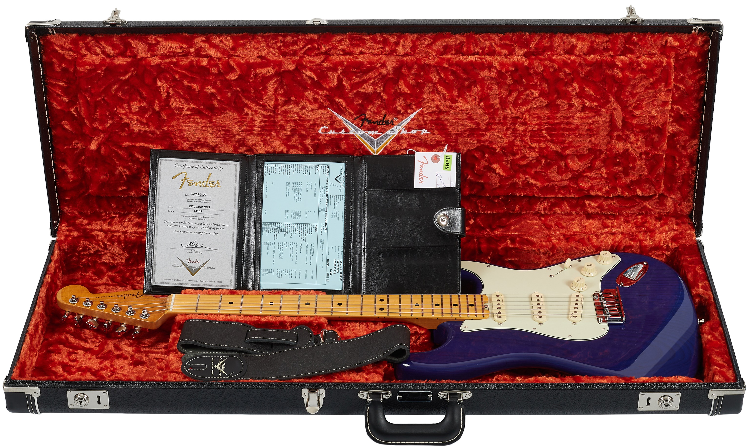 Fender Custom Shop Elite Stratocaster NOS Cobra Blue