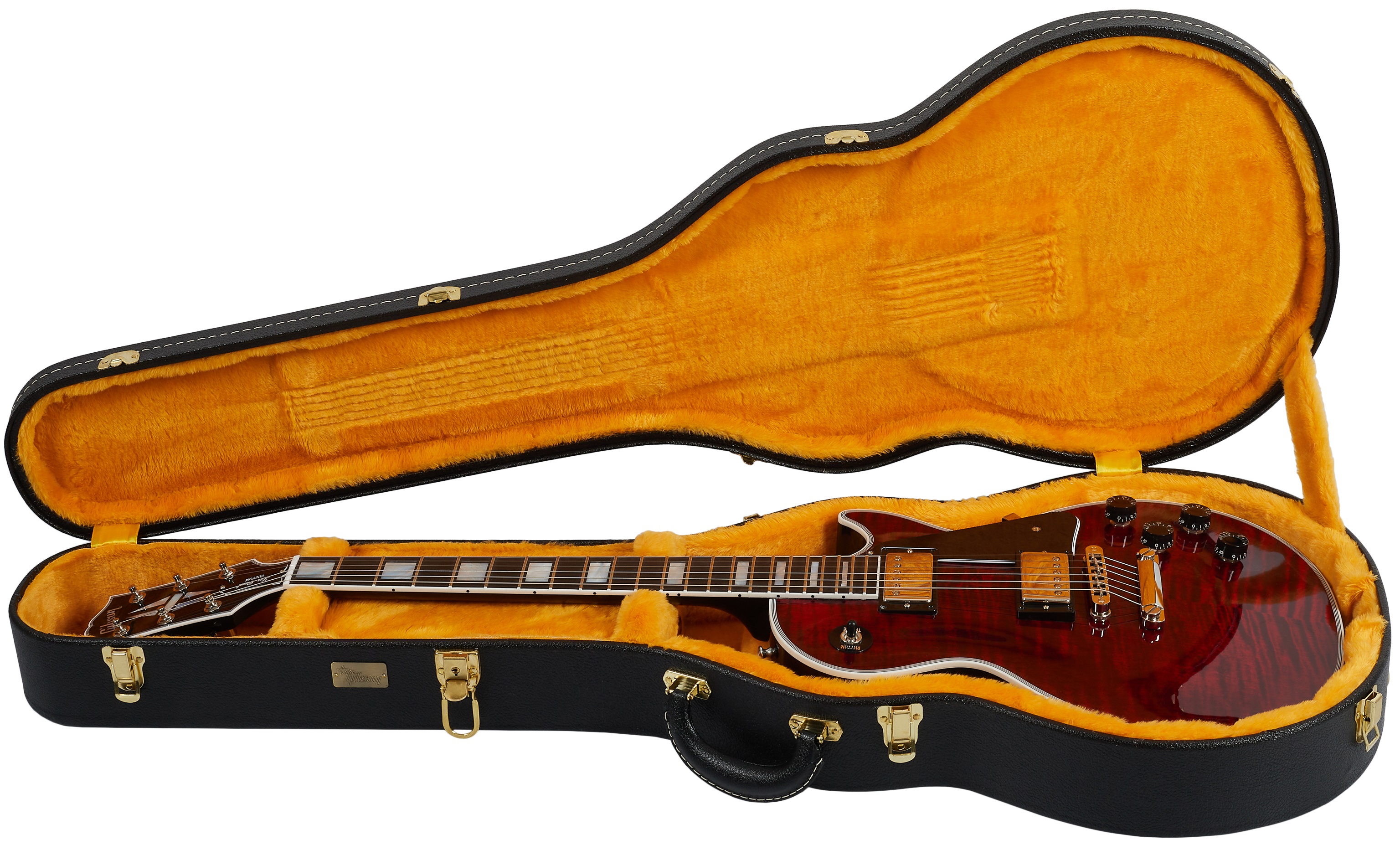 Gibson Custom Dealer Select Les Paul Custom Figured Red Tiger Burst Gl