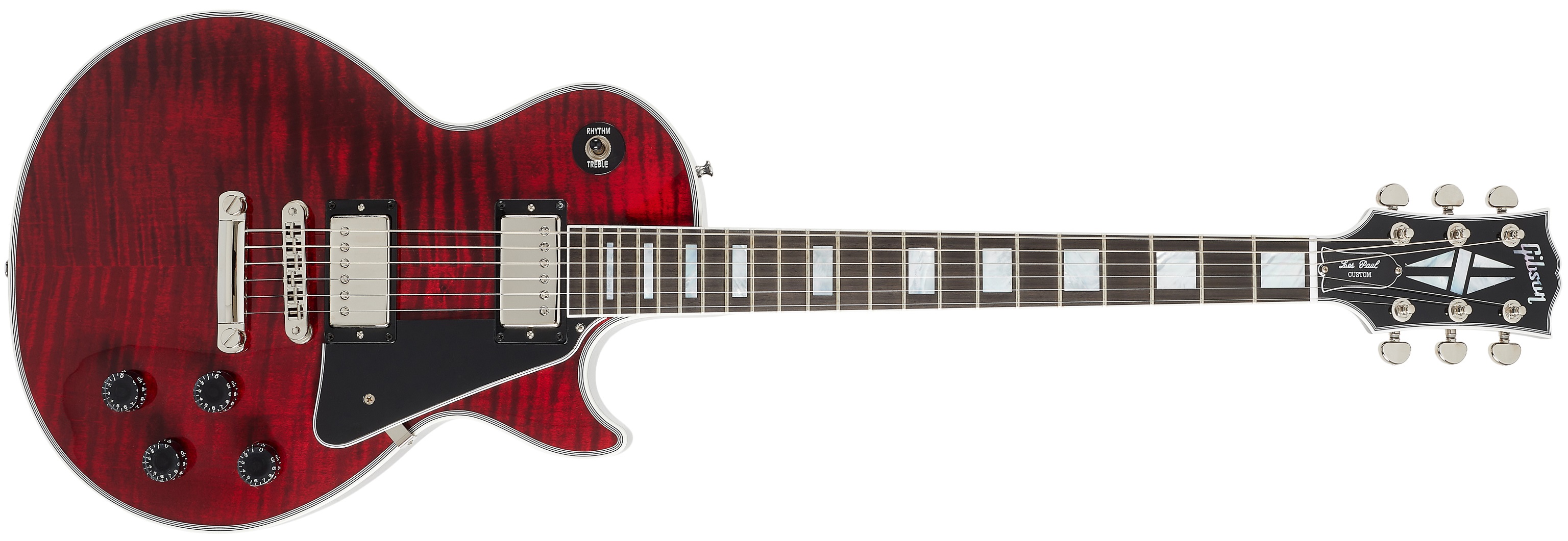 Gibson Custom Dealer Select Les Paul Custom Figured Red Tiger Burst Gl