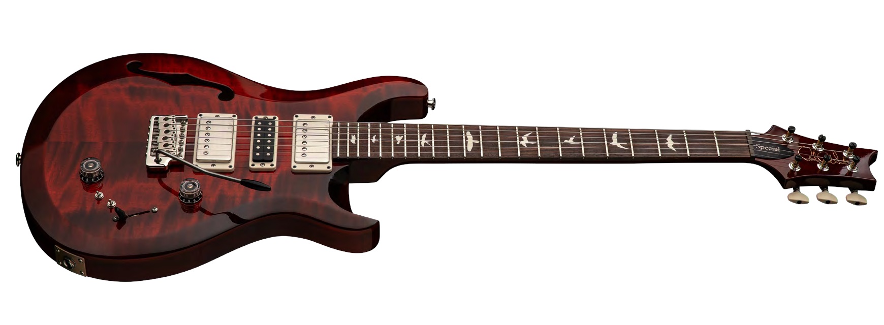 PRS S2 Special Semi-Hollow Fire Red Burst