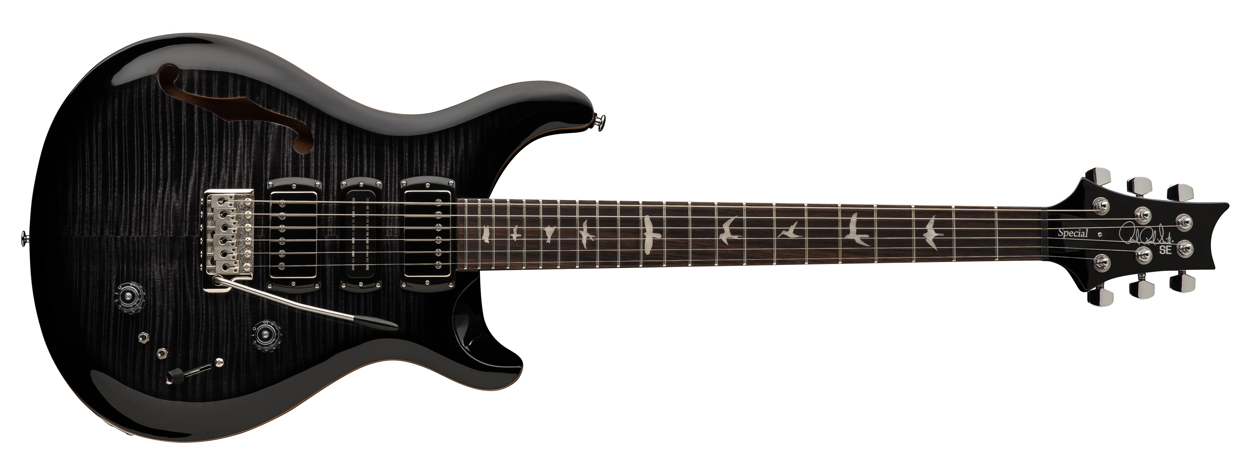 PRS SE Special Semi-Hollow Charcoal Burst