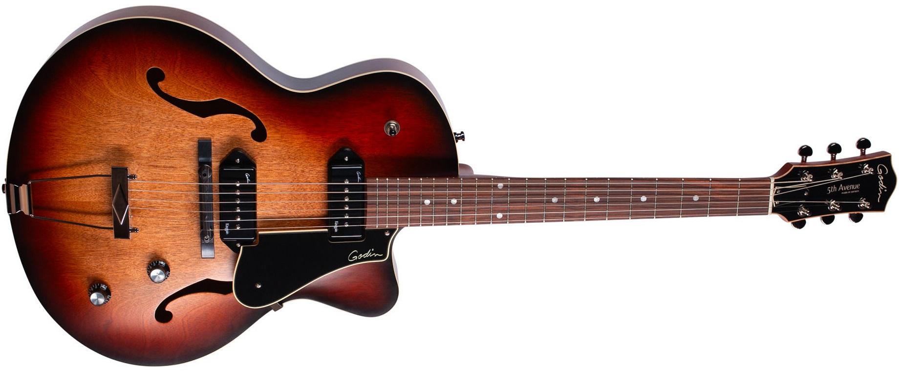 Godin 5th Avenue CW Kingpin II Vintage Burst