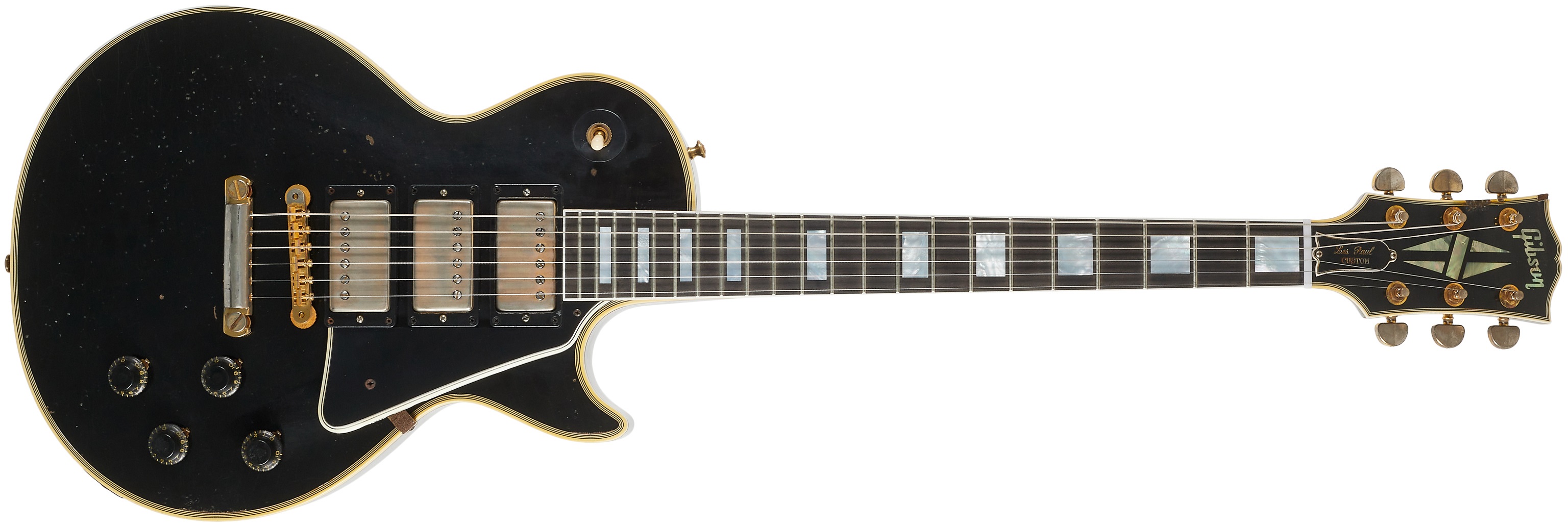 Gibson Custom Shop Eric Clapton 1958 Les Paul 3PU Ebony Murphy Lab Age