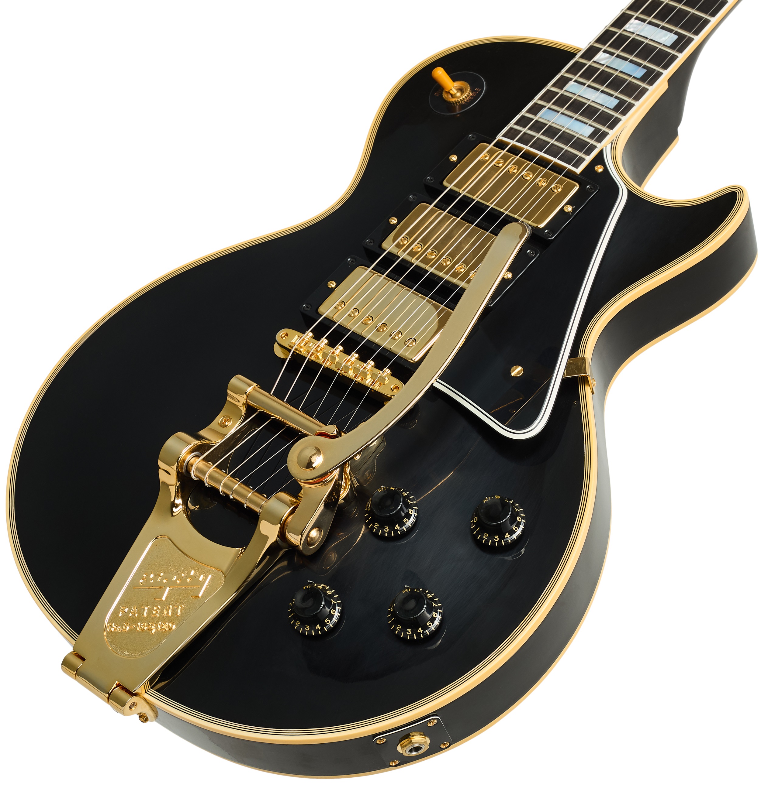 Gibson Custom 1957 Les Paul Custom Reissue 3-Pickup Bigsby VOS Ebony