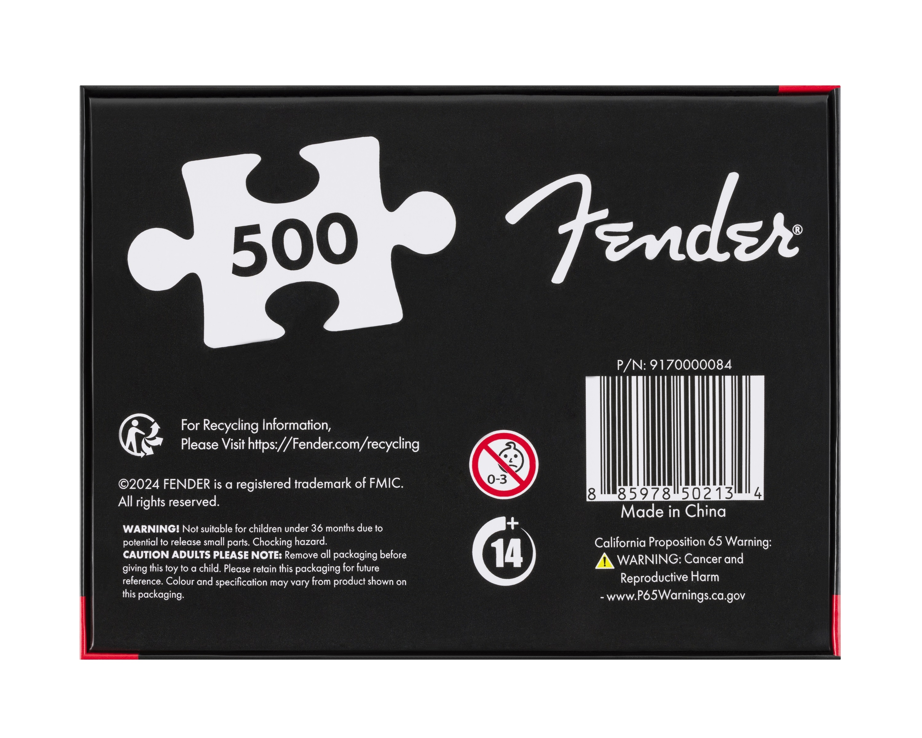 Fender 500-Piece Stratocaster Puzzle