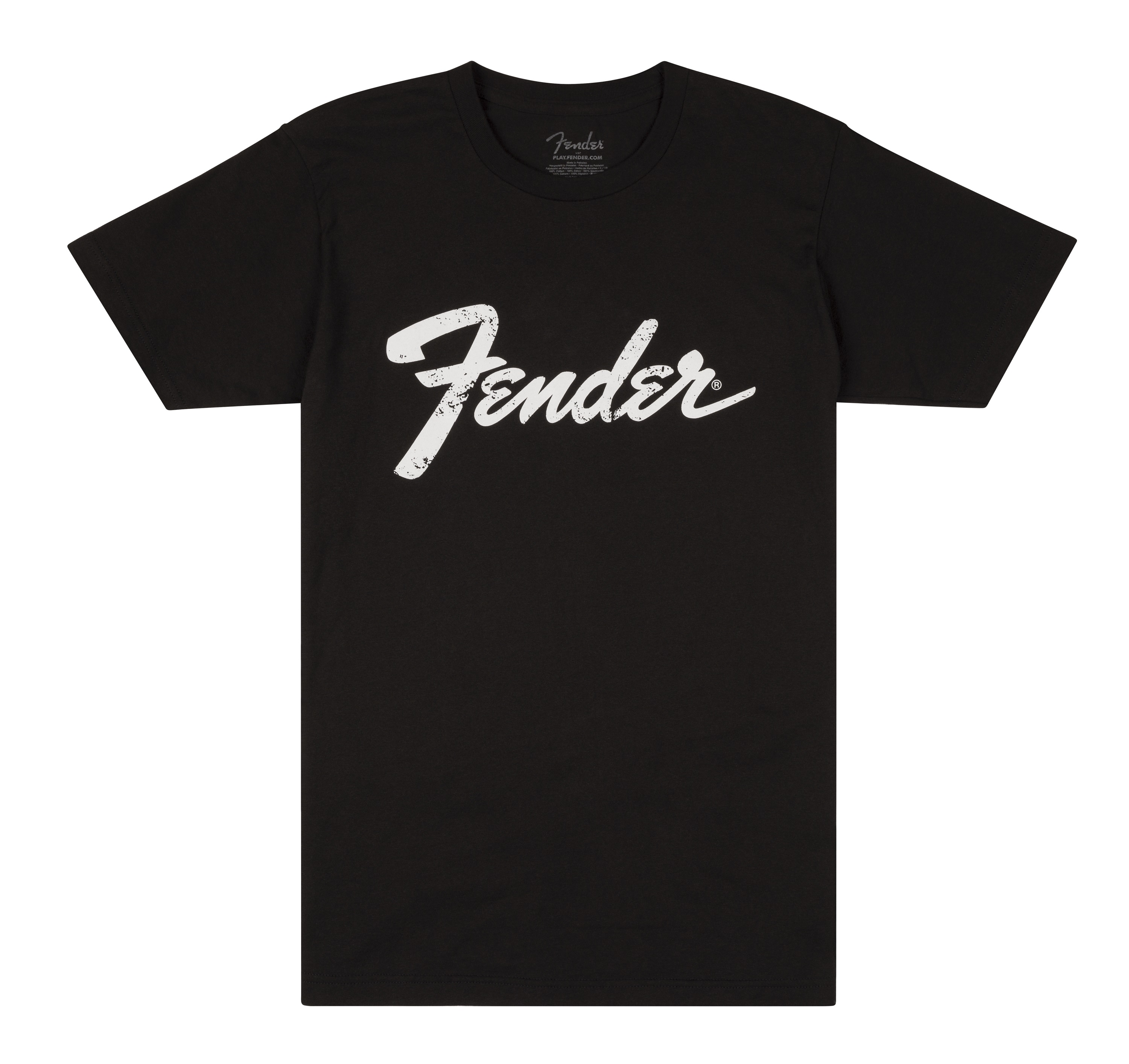 Fender Logo Date Back Tee Black M