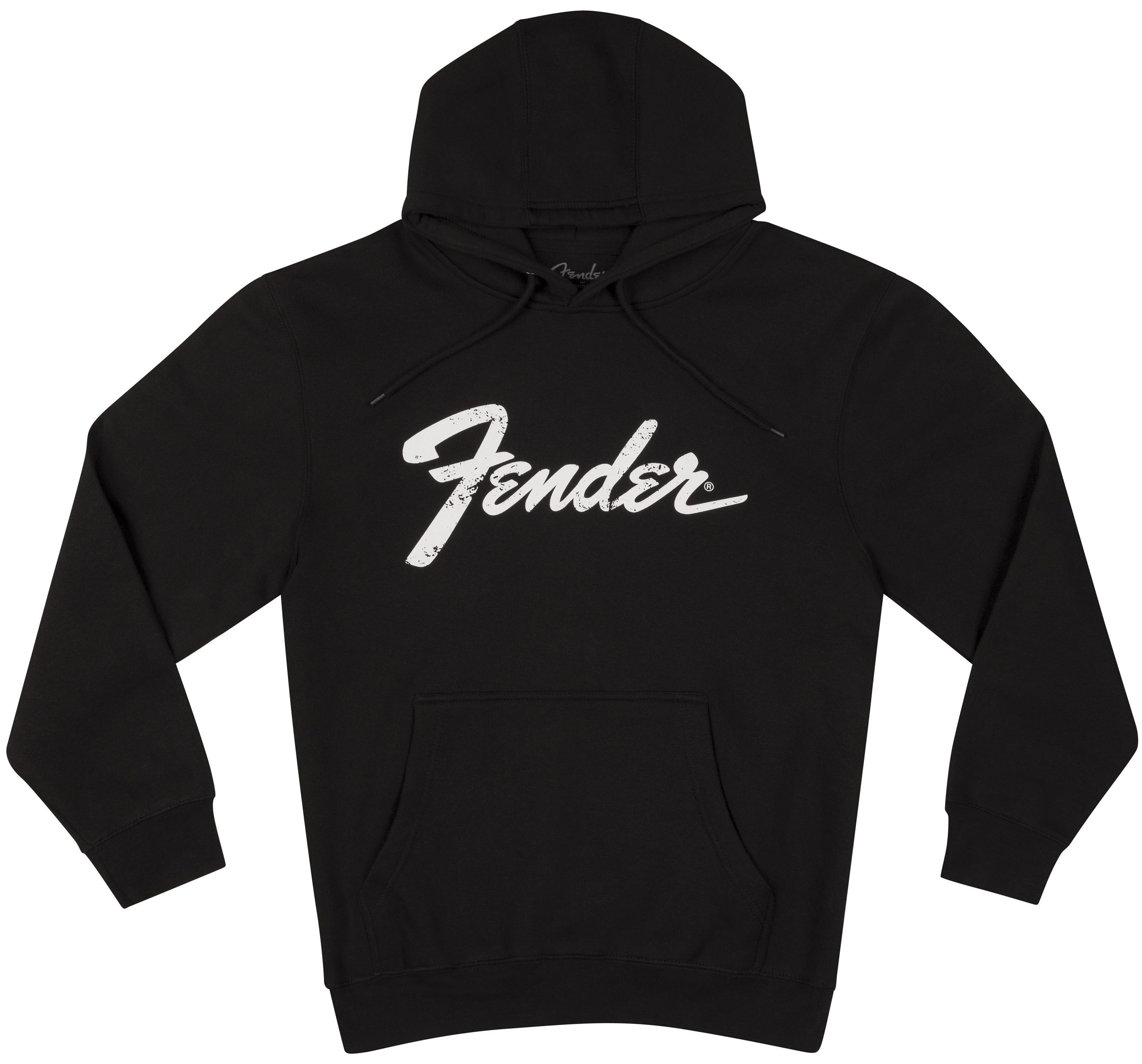 Fender Logo Date Back Hoodie Black M