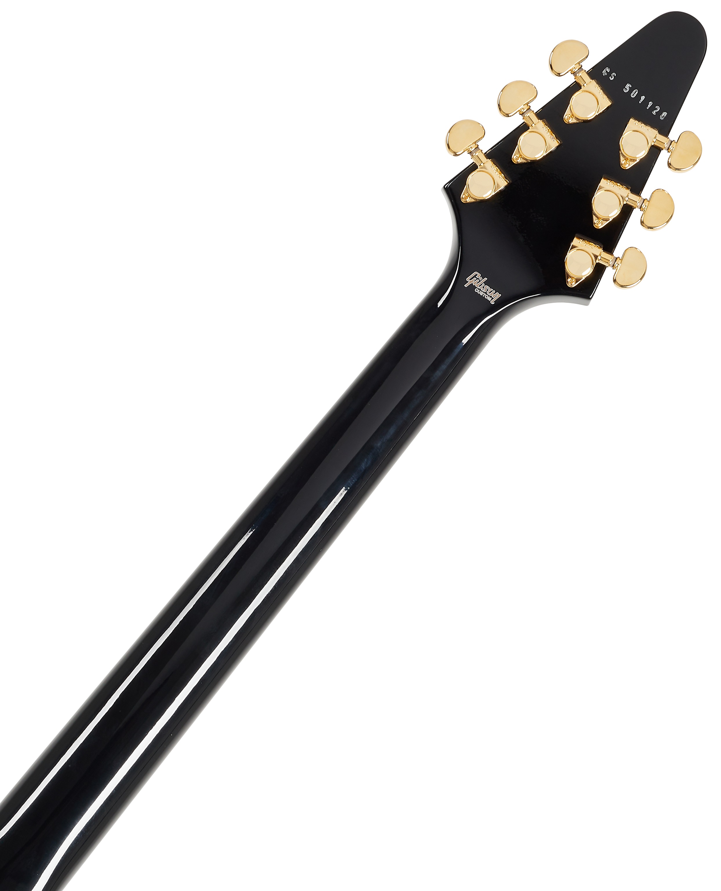 Gibson Custom Flying V Custom w/ Ebony Fingerboard Gloss Ebony