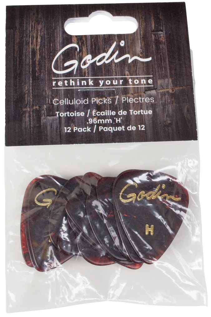 Godin Guitar Picks Heavy .96 mm Tortoise