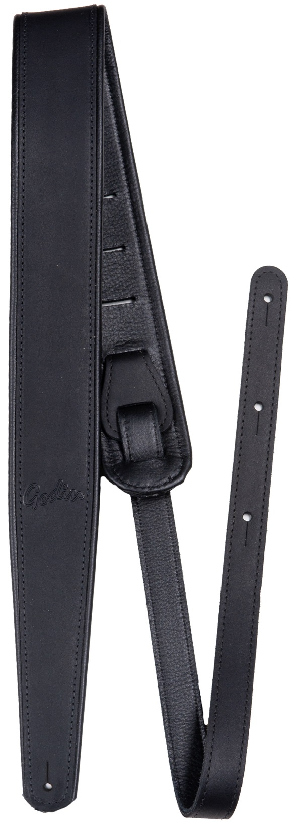 Godin Black Leather Felt Pad Embossed