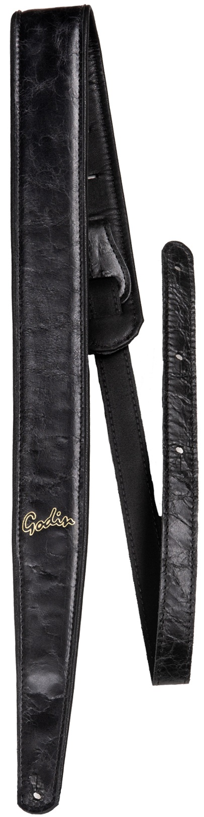 Godin Black Distressed Leather Felt Pad