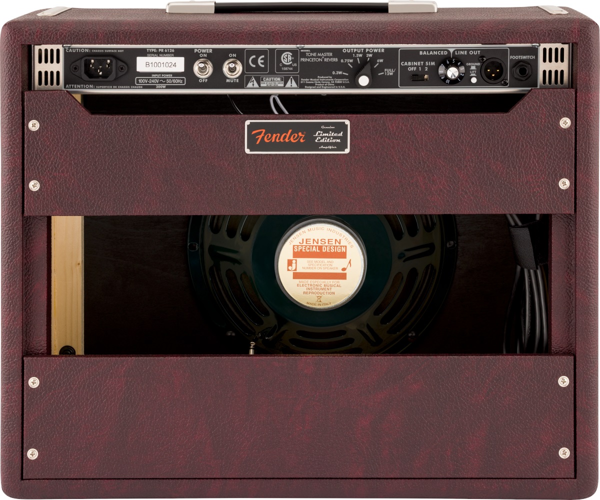 Fender Tone Master Princeton Reverb Wine