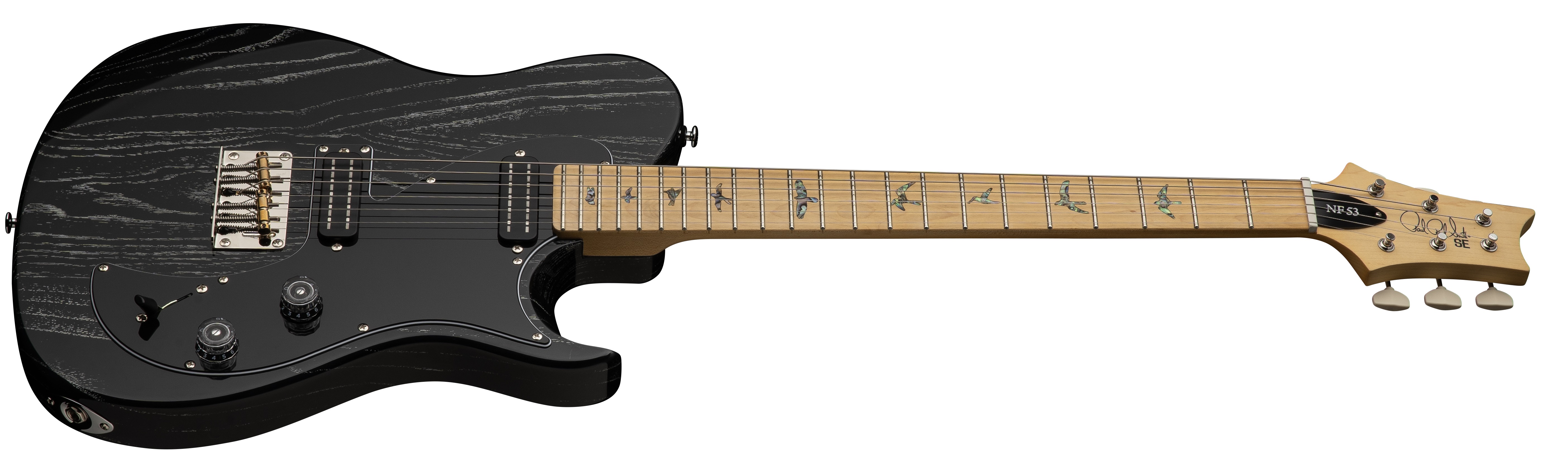 PRS SE NF 53 Black Doghair