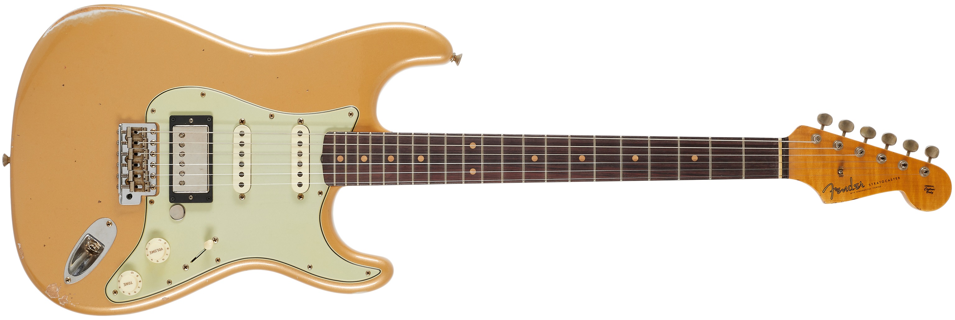 E-shop Fender Custom Shop 59 Stratocaster HSS Relic Desert Sand Metallic