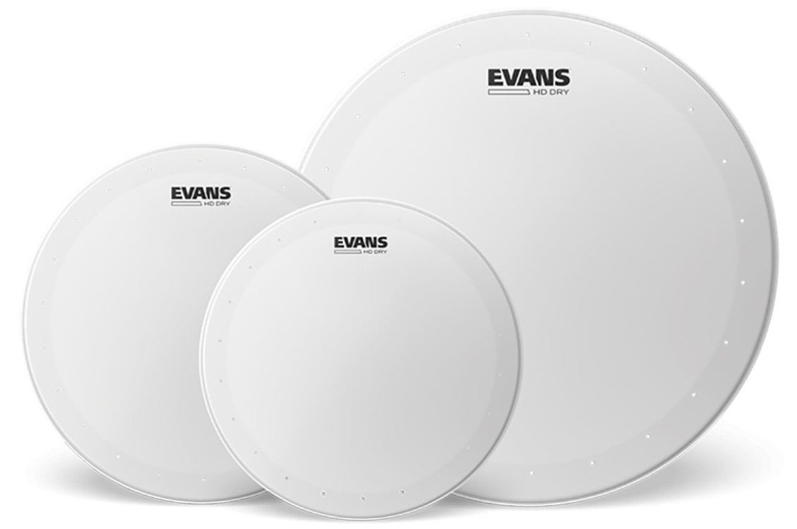Evans HD Dry Tom Batter Rock pack