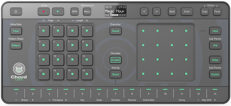 AlphaTheta CHORDCAT (rozbalené)