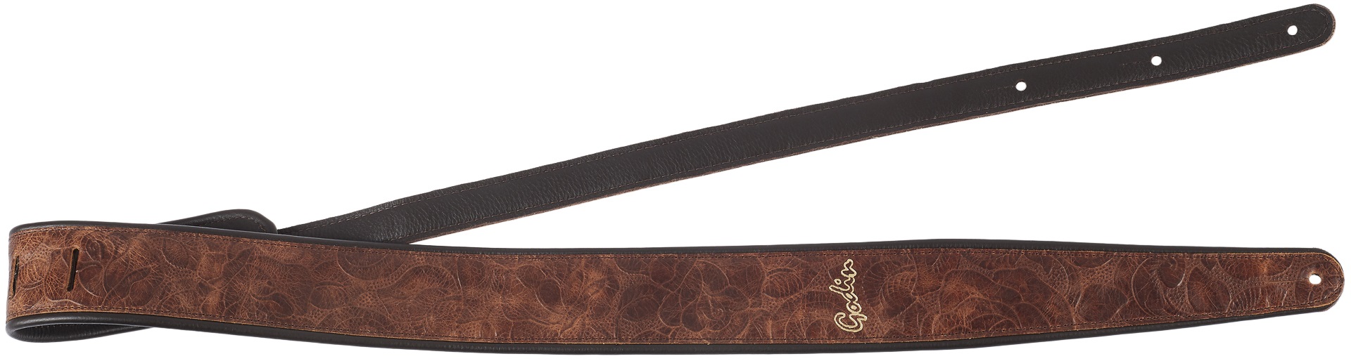 Godin Black Embossed Leather Felt Pad