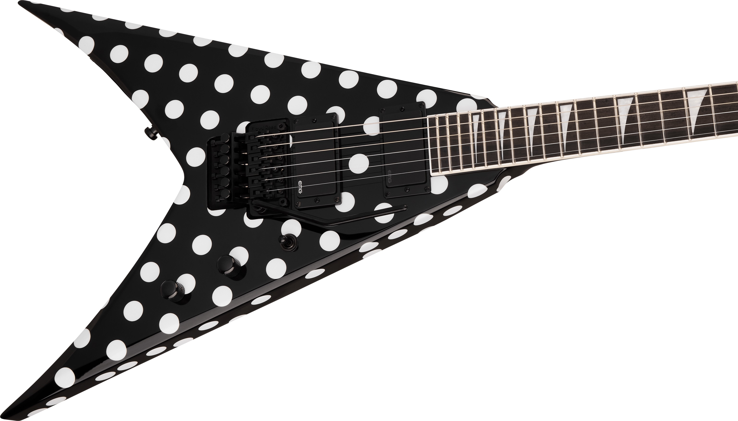 Jackson Pro Plus King V Phil Demmel KV EB Polka Dot
