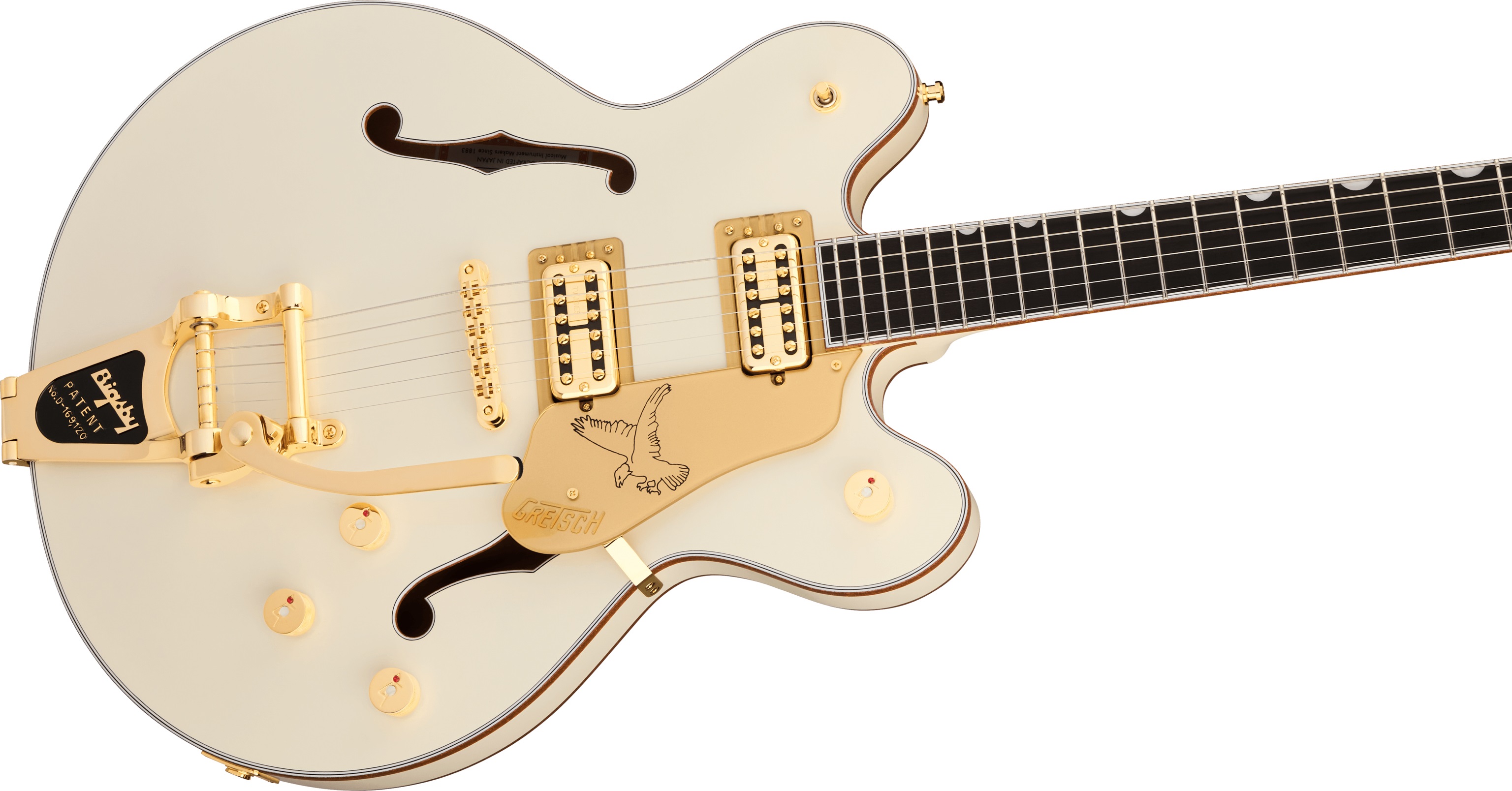 Gretsch LE Falcon Center Block String-Thru Bigsby EB Vintage White