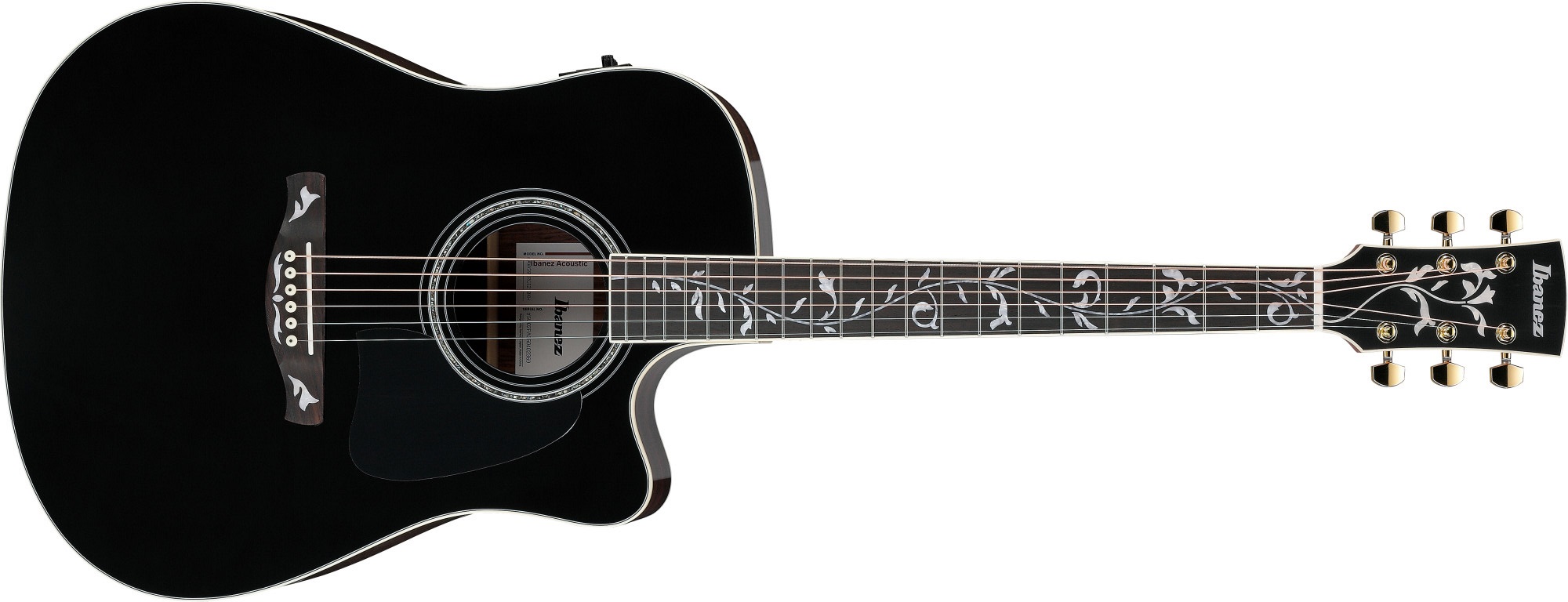Ibanez AW391RCE Black Top