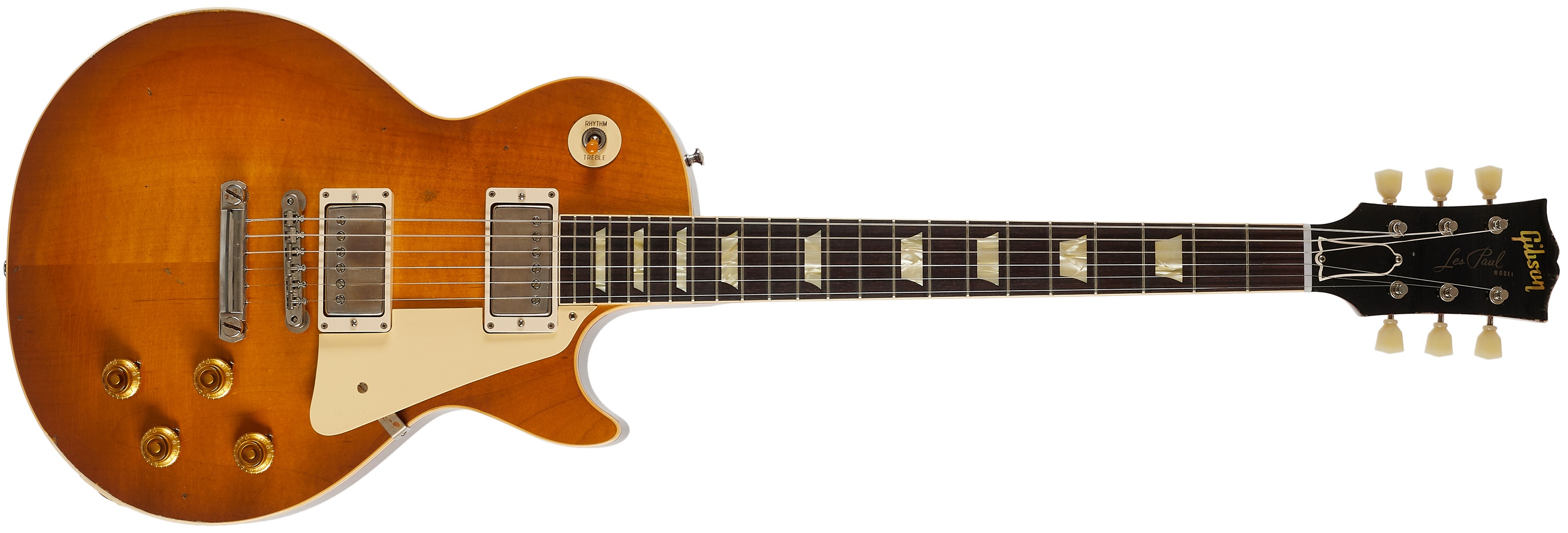 E-shop Gibson Custom 1958 Les Paul Standard Reissue Light Aged Lemon Burst (r