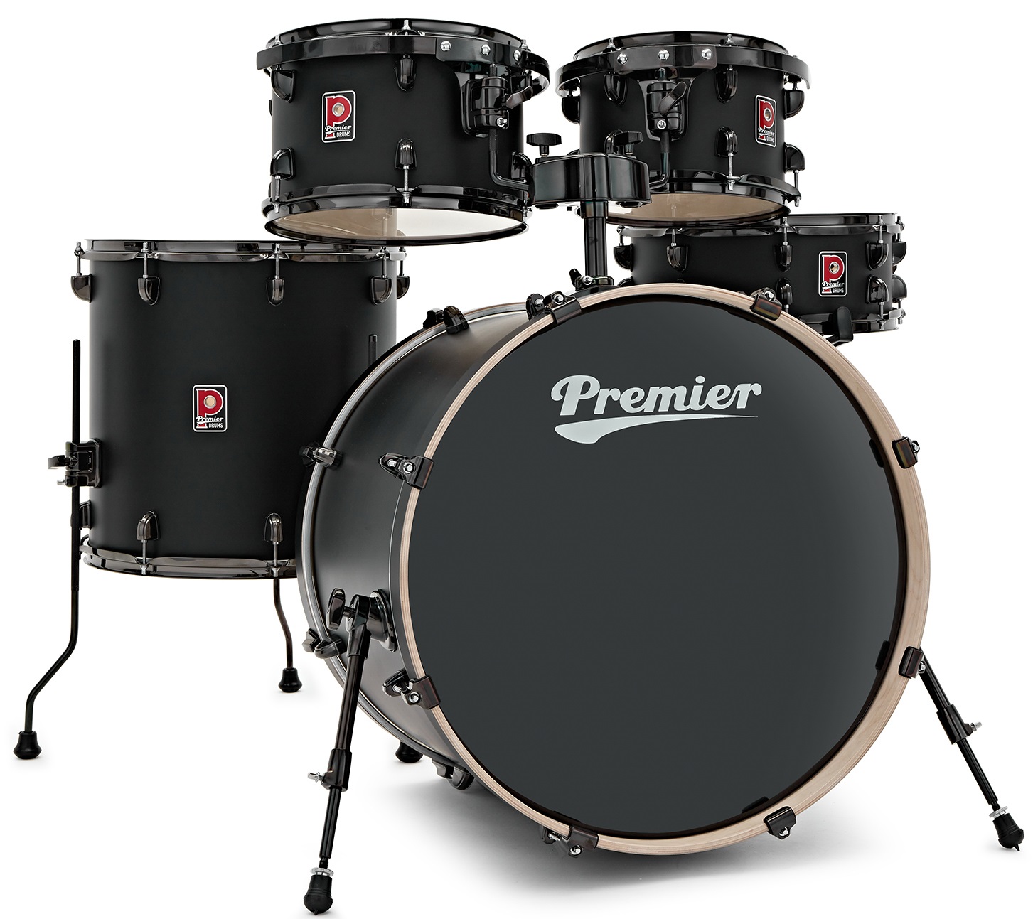 Premier Artist 22" 5pc Modern Rock Shell Pack Matte Black