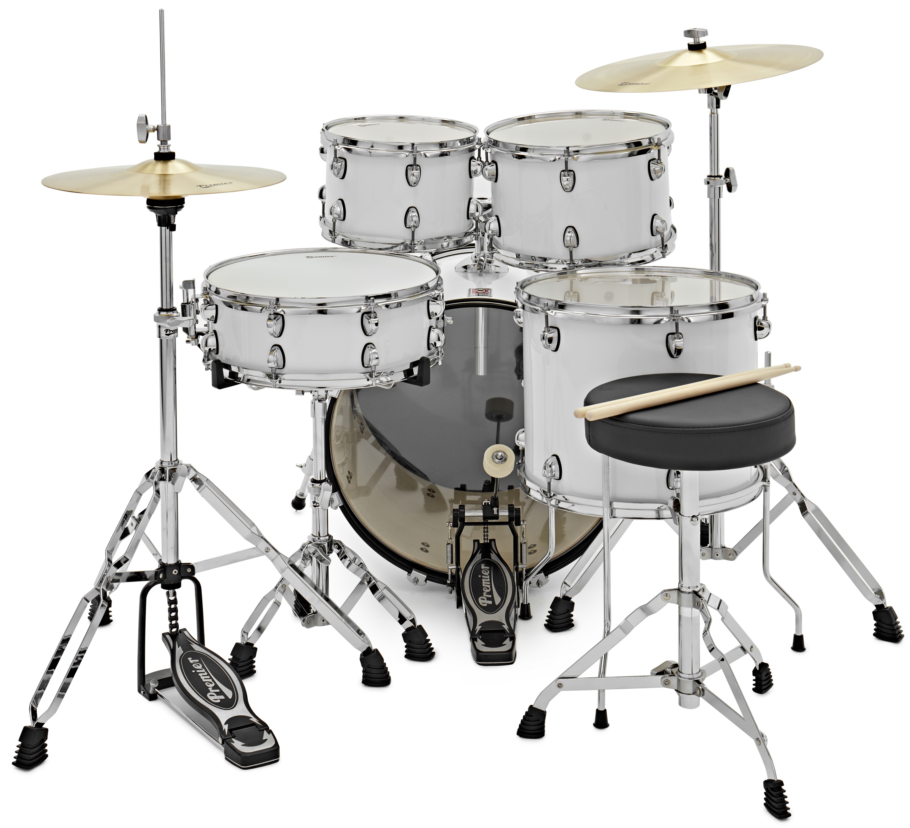 Premier Revolution 20" 5pc Drum Kit White
