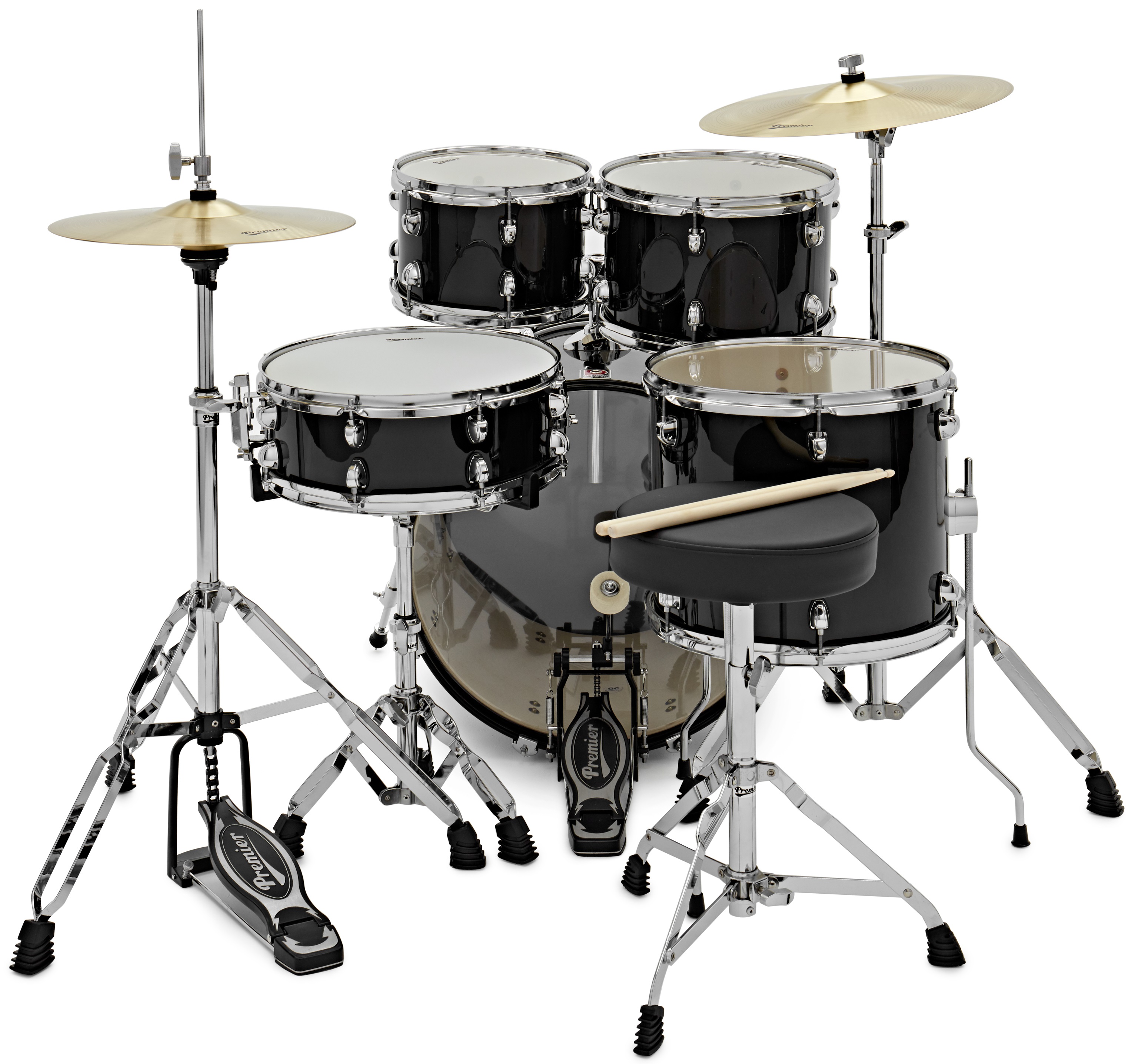 Premier Revolution 20″ 5pc Drum Kit Black