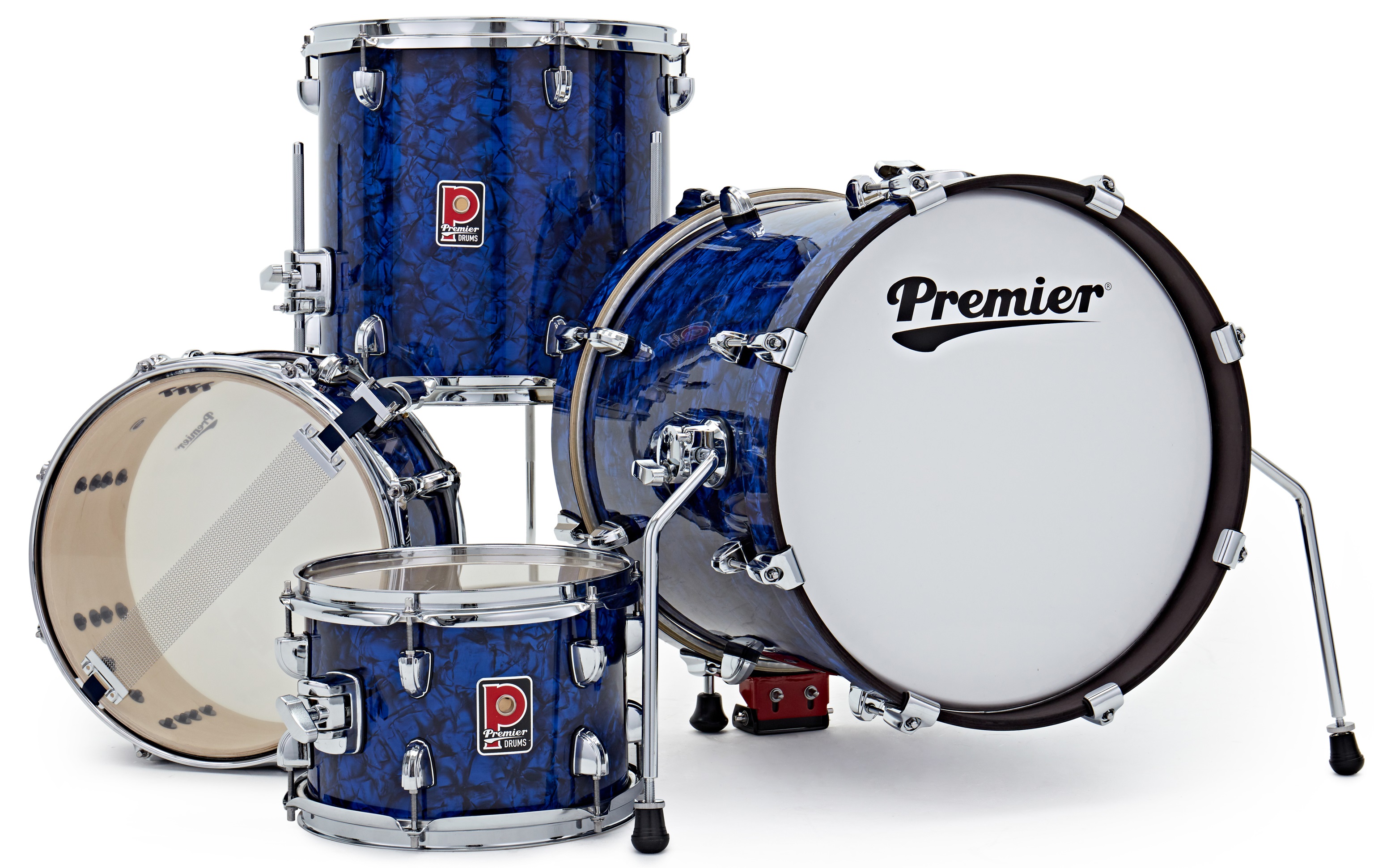 Premier Artist Heritage 16″ 4pc Shell Pack Blue Pearl