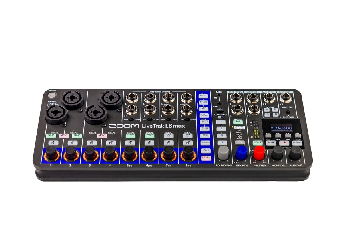Zoom LiveTrak L6max