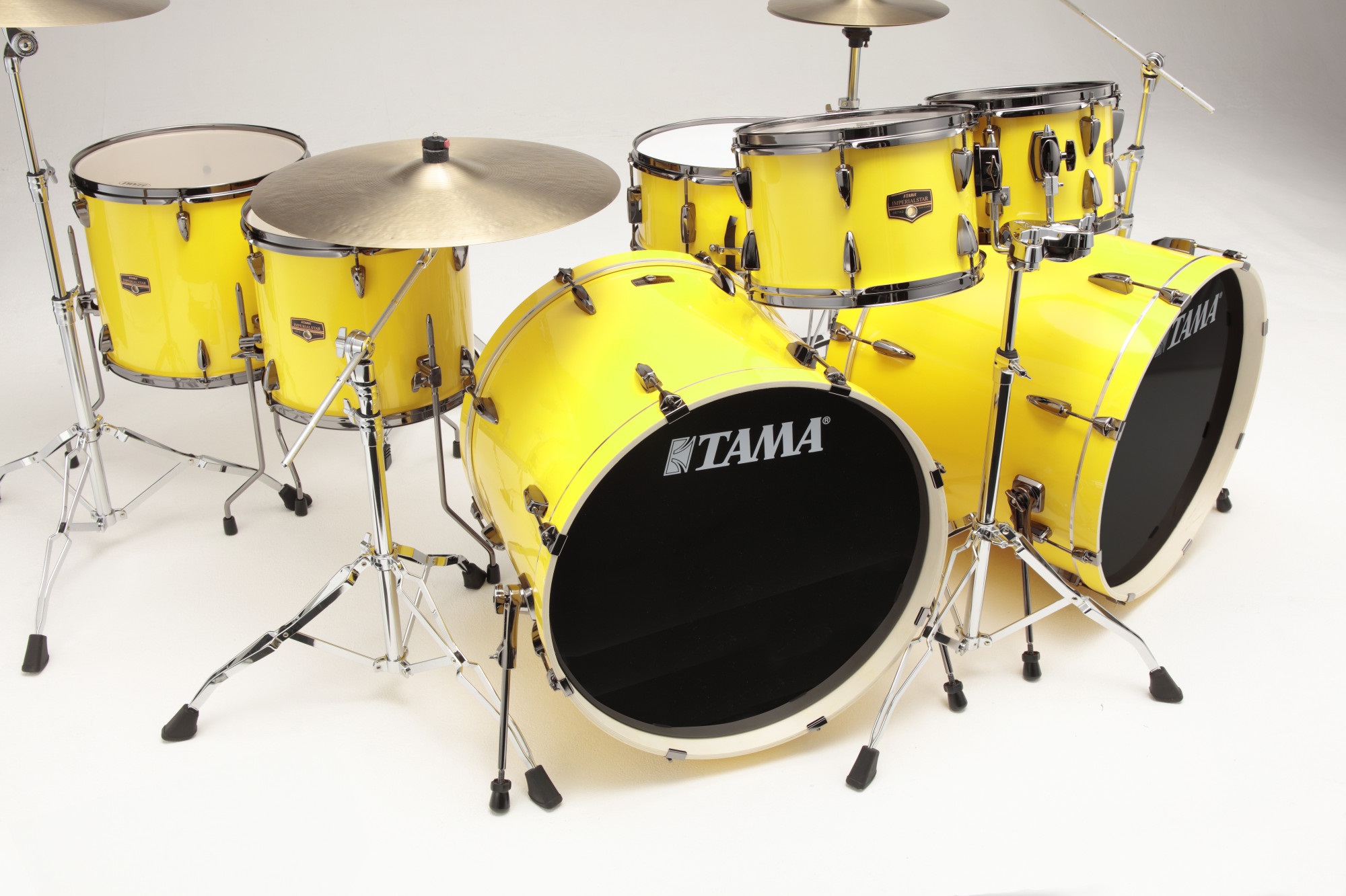 Tama Imperialstar Limited Edition Electric Yellow Double Bass – Obrázok 4