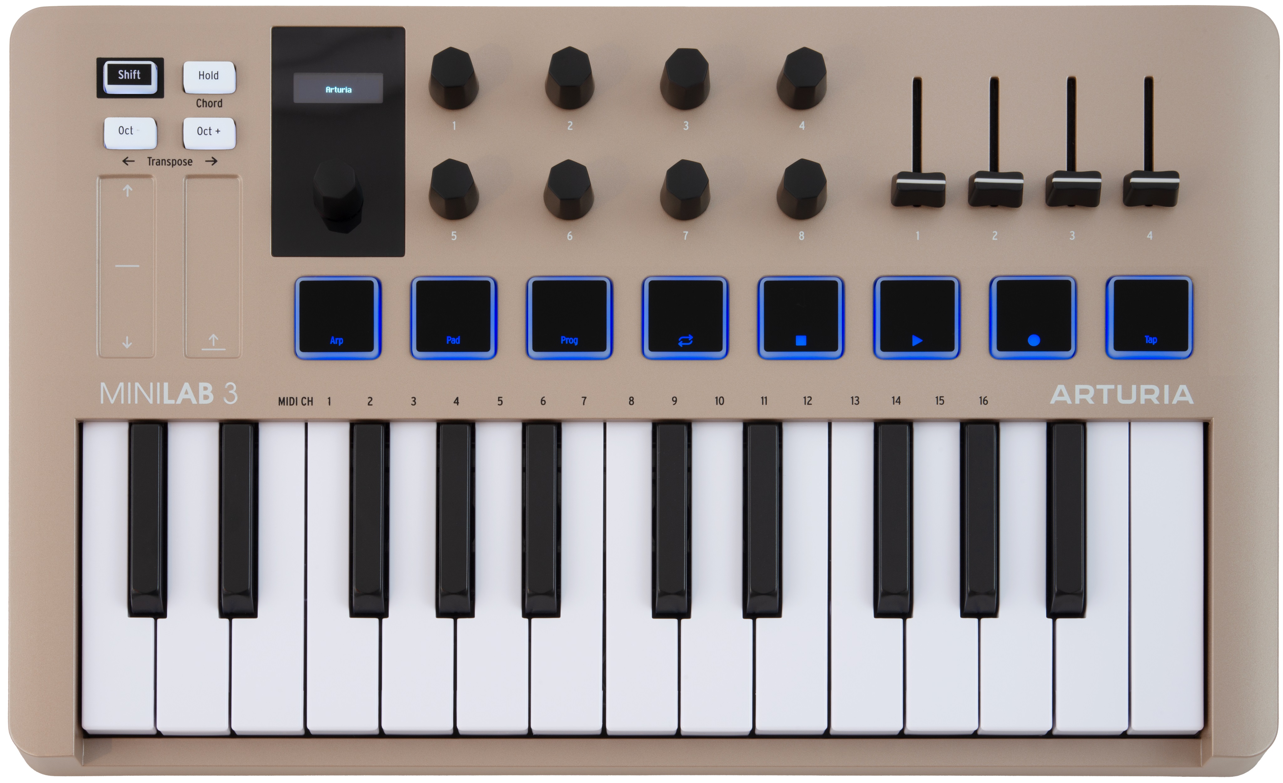 Arturia MiniLab 3 Champagne