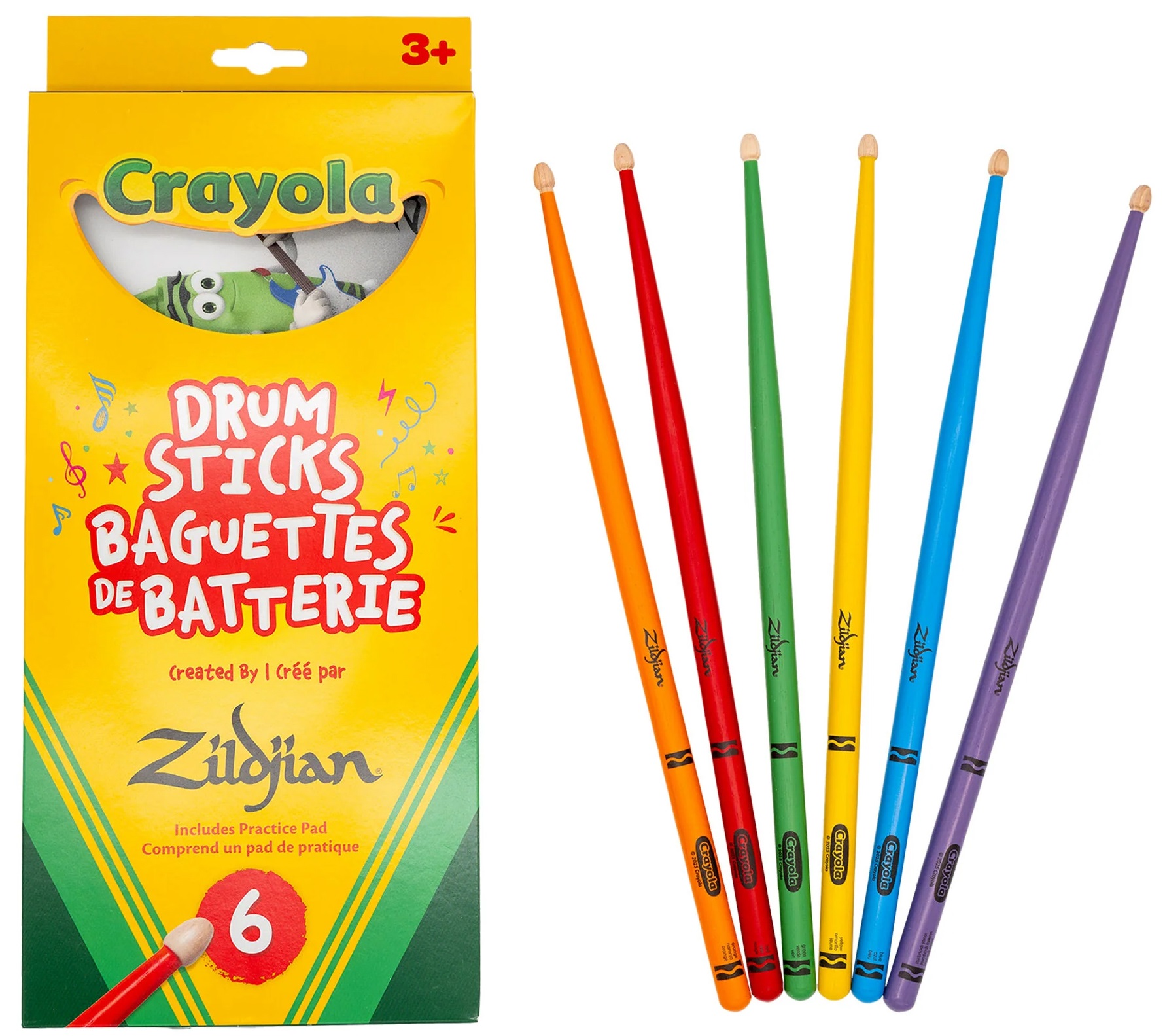 Zildjian Crayola Kids Drumsticks