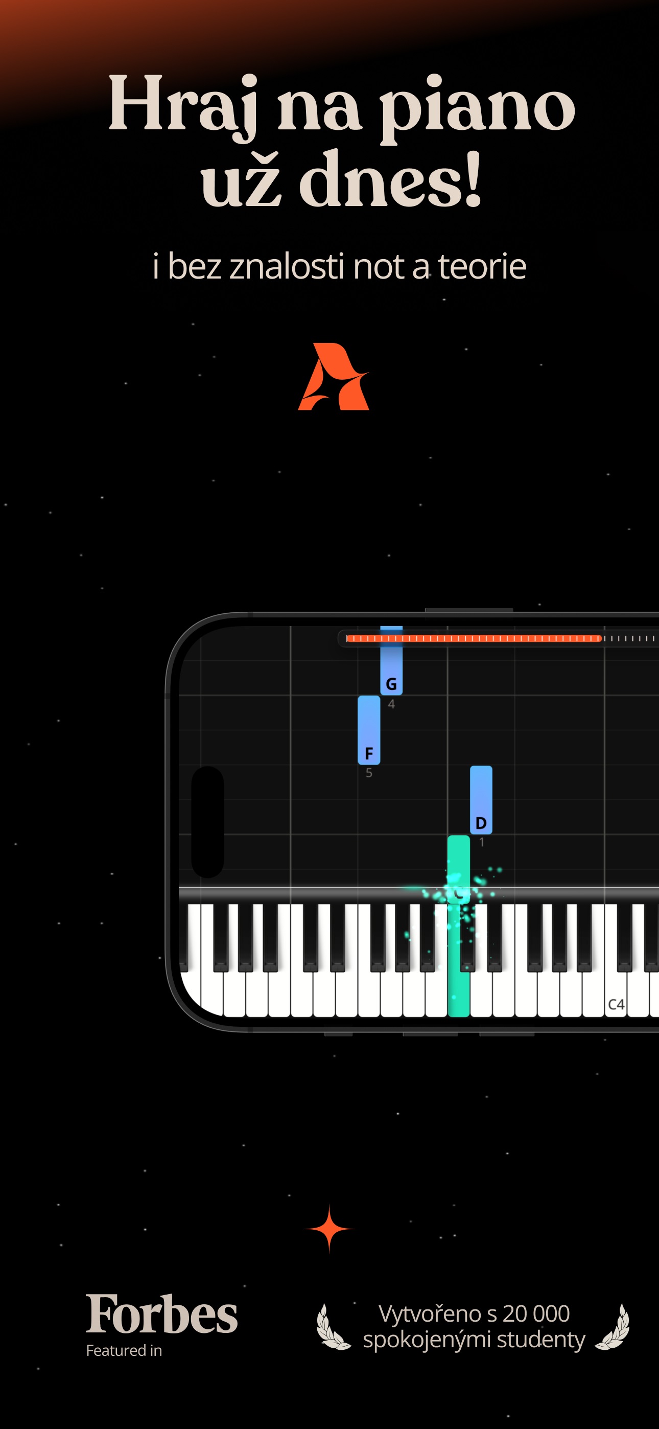 ArtMaster Artie – AI učitel piana (iOS)