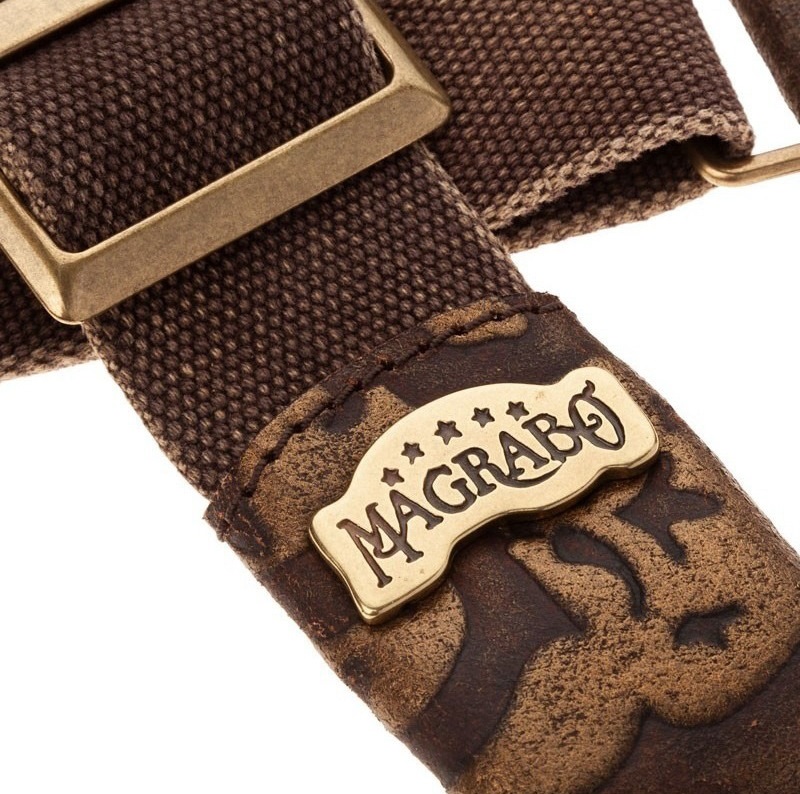 Magrabò Stripe SS Cotton Washed Brown / Grifo 5 cm