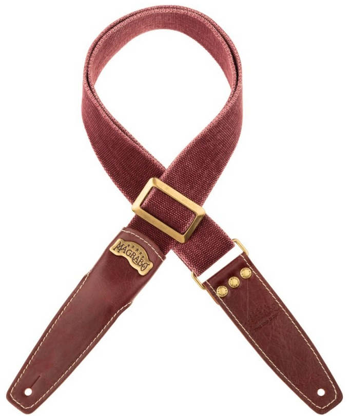 Magrabò Stripe SS Cotton Washed Bordeaux / Tosca 5 cm