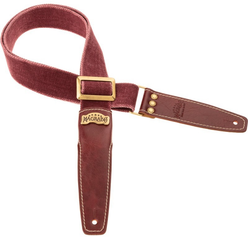 Magrabò Stripe SS Cotton Washed Bordeaux / Tosca 5 cm