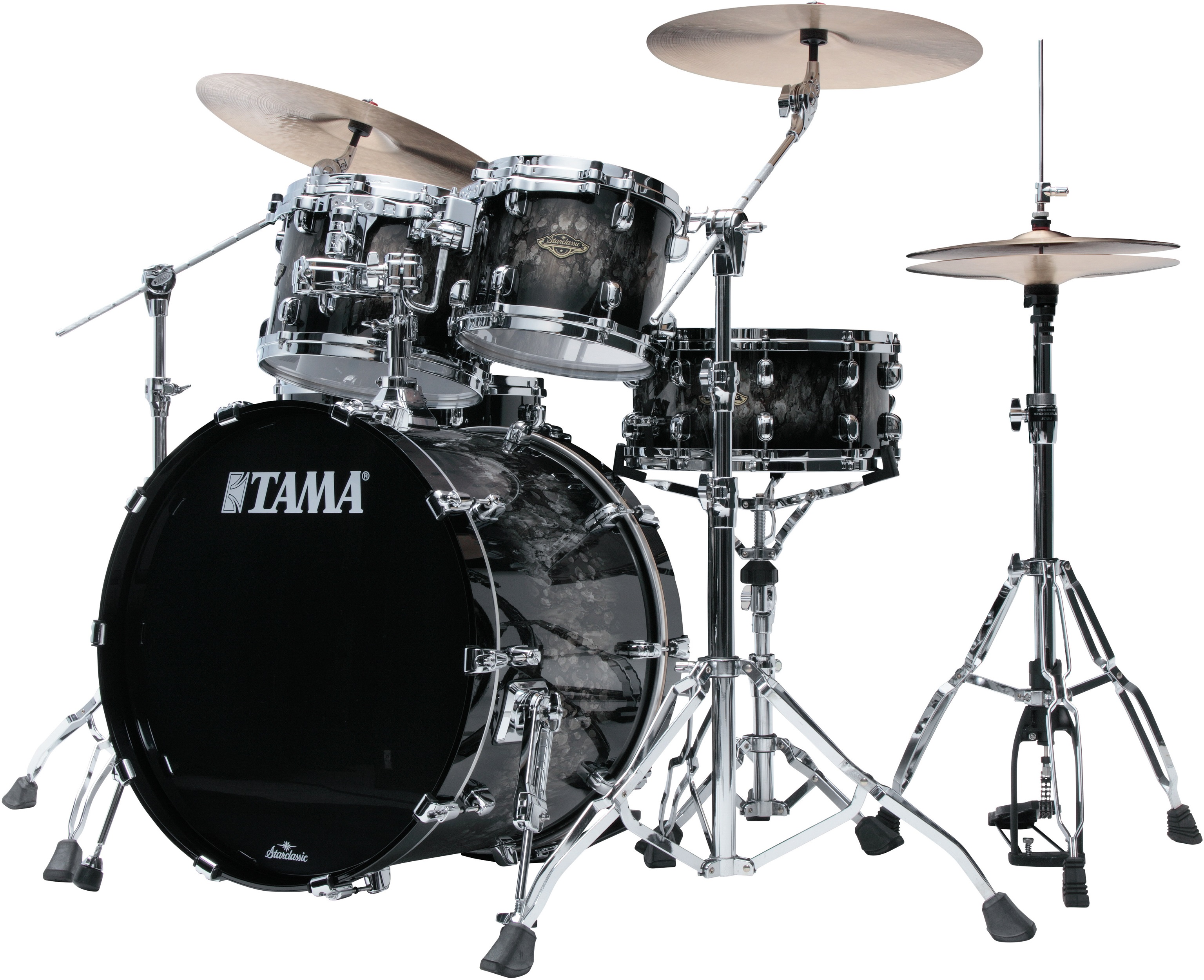 Tama Starclassic Walnut/Birch Rock set Molten Platinum Burst