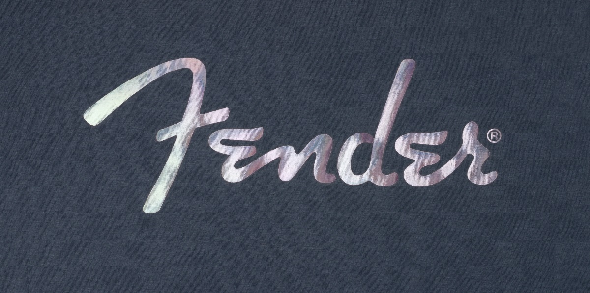 Fender Galaxy Logo Tee Indigo Smoke S