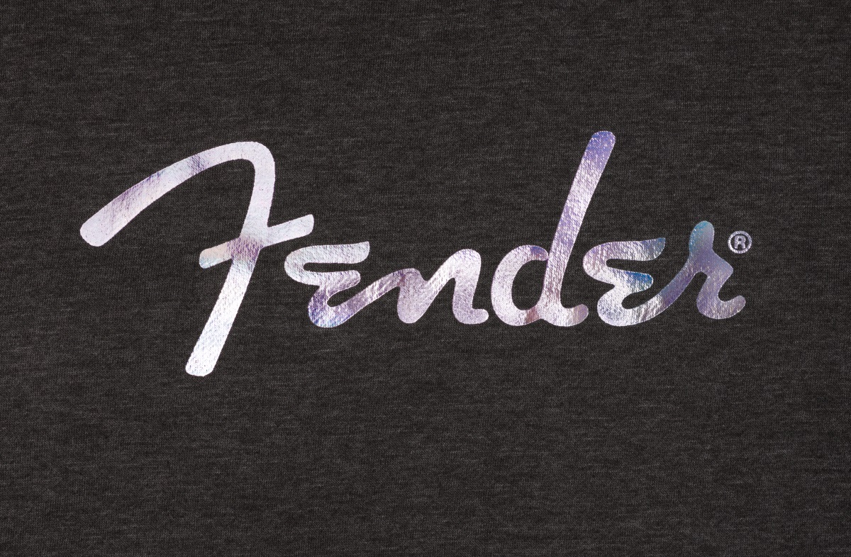 Fender Galaxy Logo Crewneck Sweatshirt Charcoal Heather S