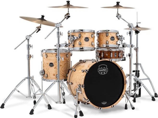 Mapex Saturn Natural Maple burl Rock Set SR504XZXN