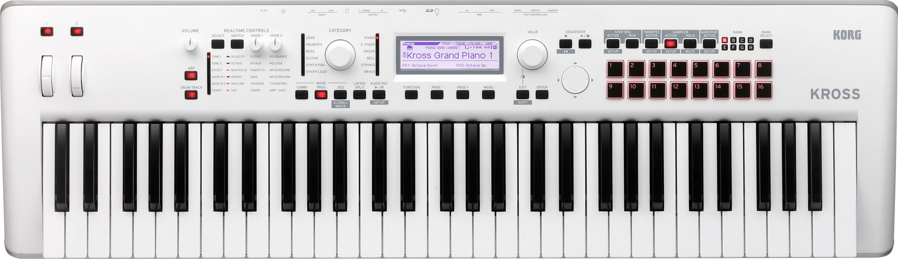 E-shop Korg Kross 2-61 White