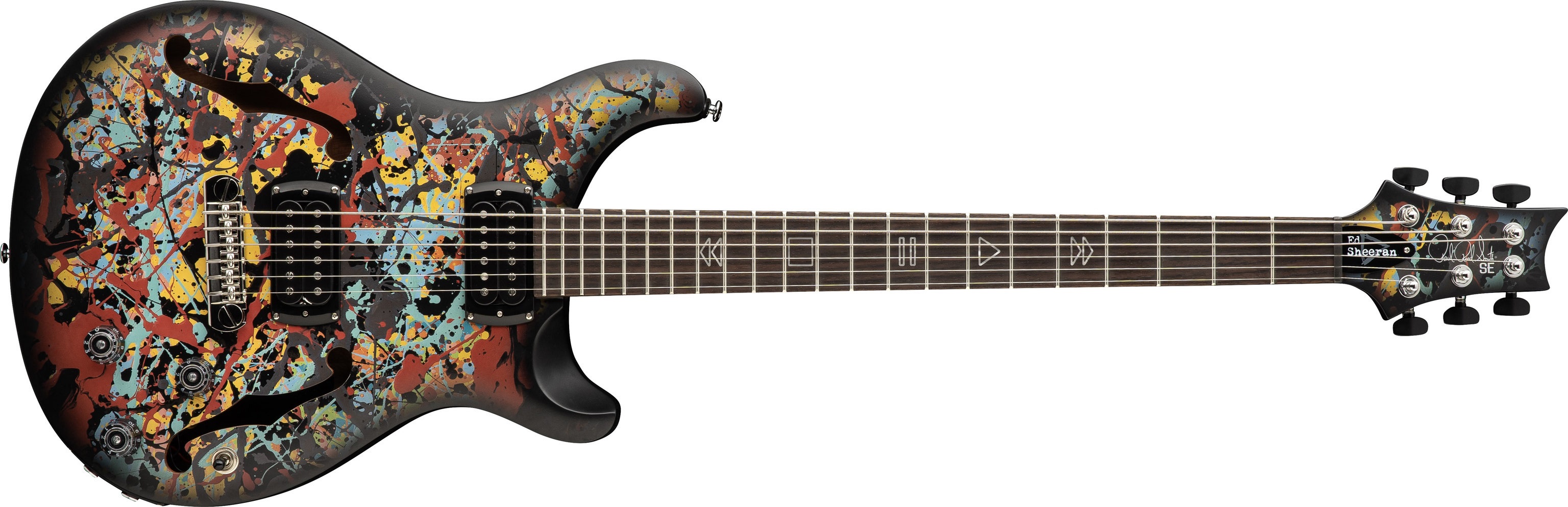 PRS SE Ed Sheeran Cosmic Splash Hollowbody Baritone Limited Edition