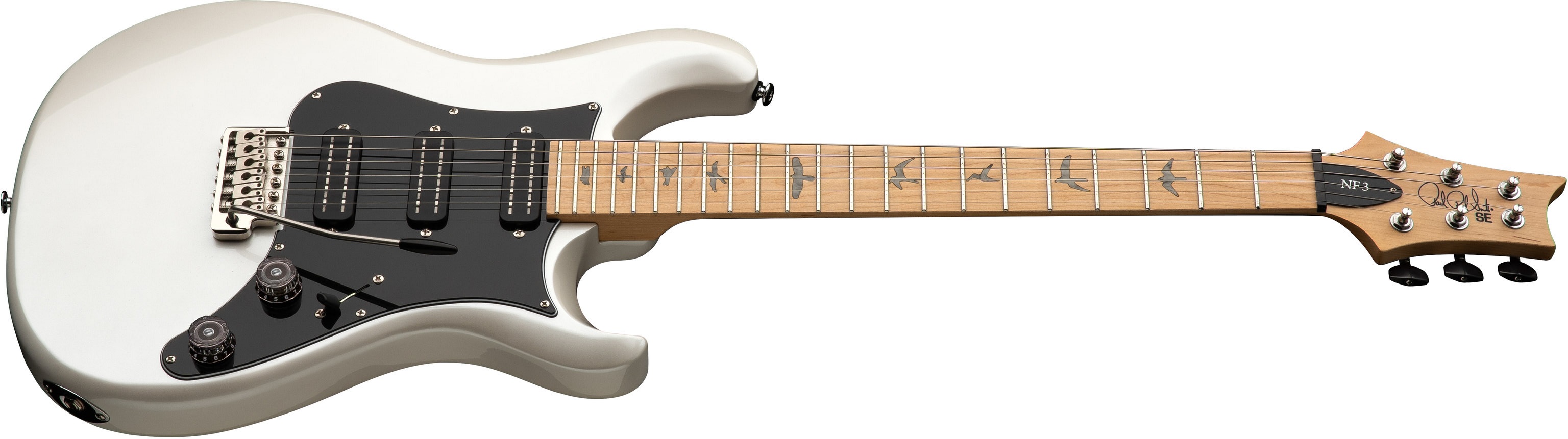 PRS SE NF3 MN Pearl White 2026