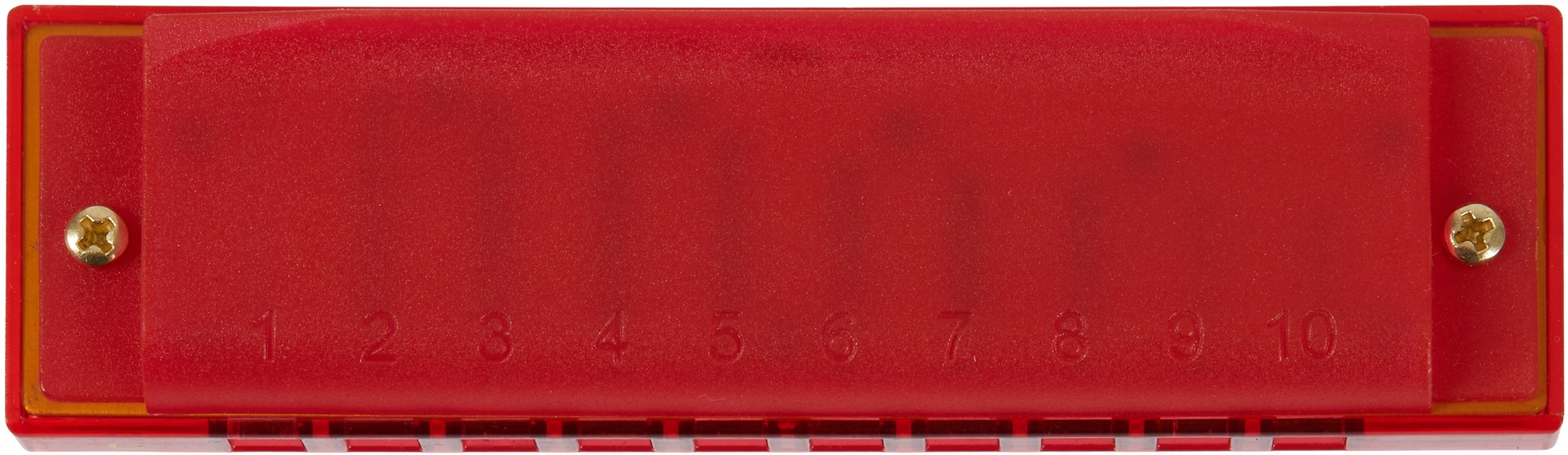 Hohner Translucent Harp C, red, hardcase