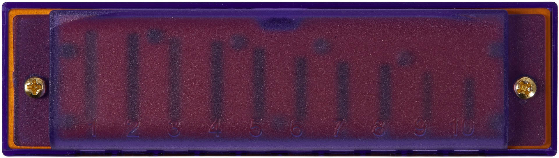 Hohner Translucent Harp C, purple, hardcase