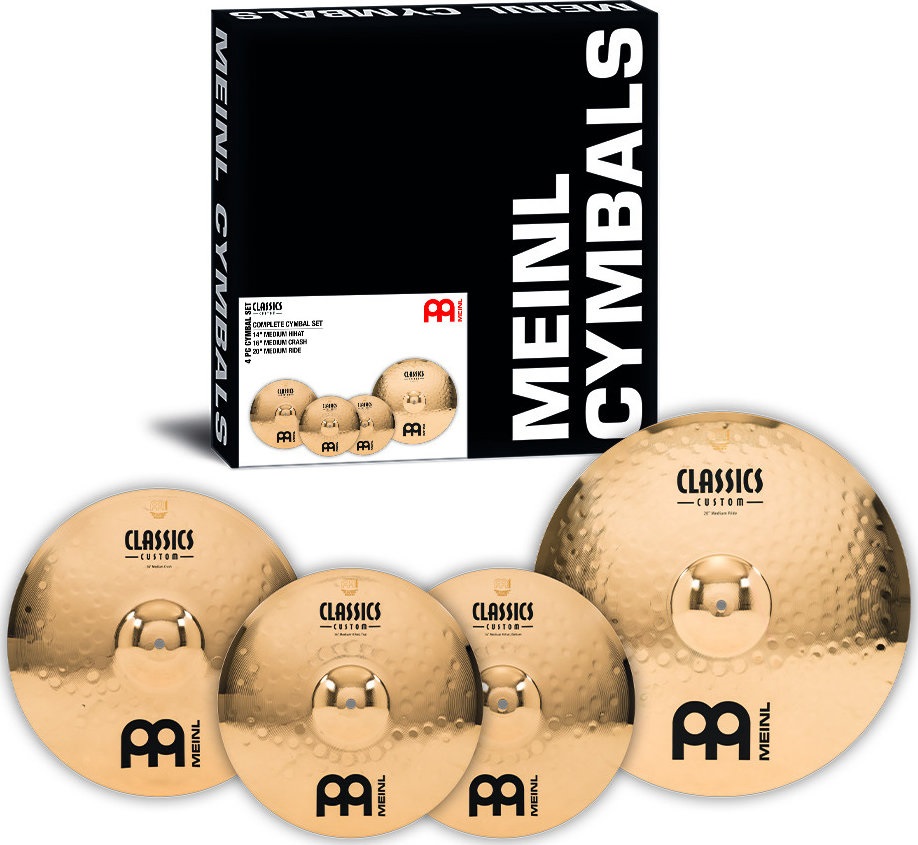 Meinl Classics Custom Brilliant Cymbal Set 3pcs