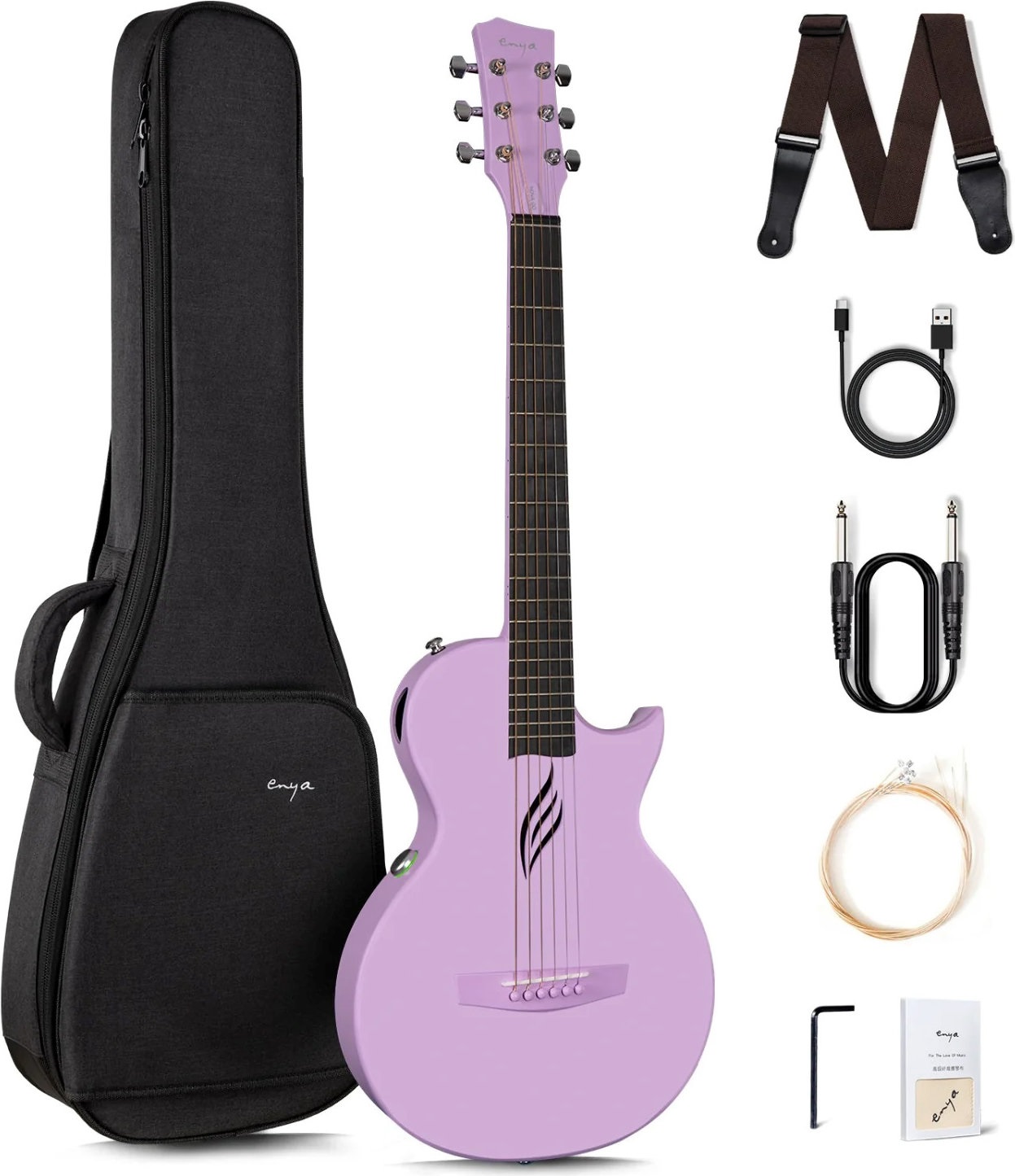 Enya Music Nova Go AcousticPlus SP1 Purple